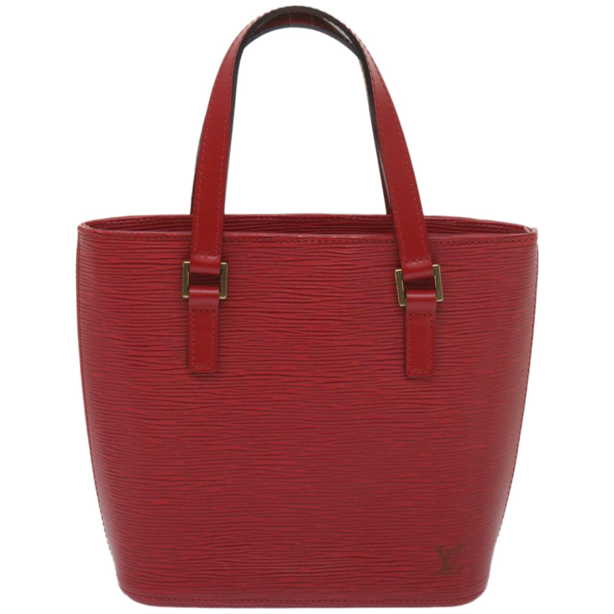 LOUIS VUITTON Epi Vavin PM Tote Bag SPO 2way Red LV Auth 66533SA