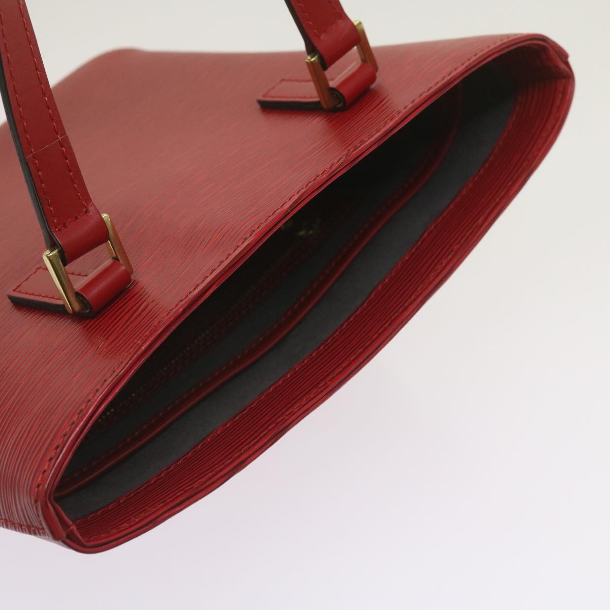 LOUIS VUITTON Epi Vavin PM Tote Bag SPO 2way Red LV Auth 66533SAV