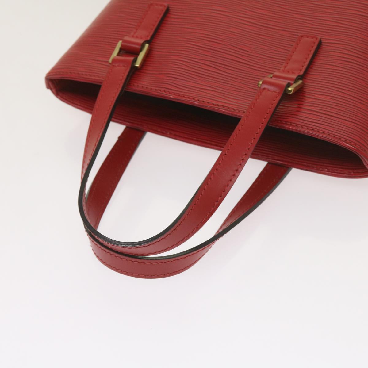 LOUIS VUITTON Epi Vavin PM Tote Bag SPO 2way Red LV Auth 66533SA