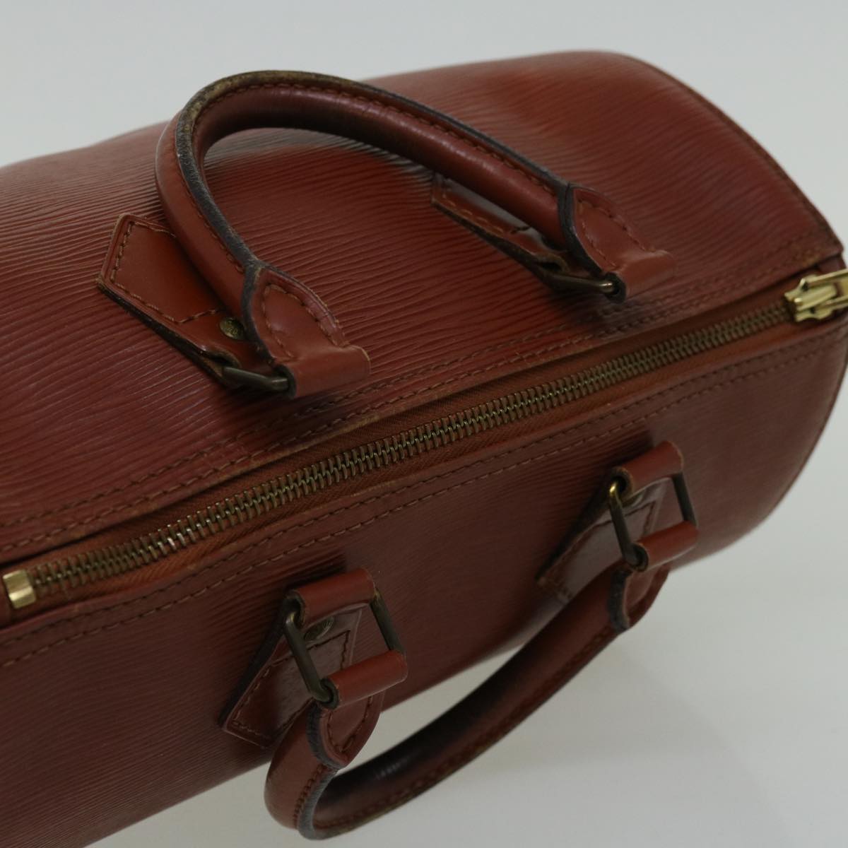 LOUIS VUITTON Epi Speedy 25 Hand Bag Brown M43013 LV Auth 66552