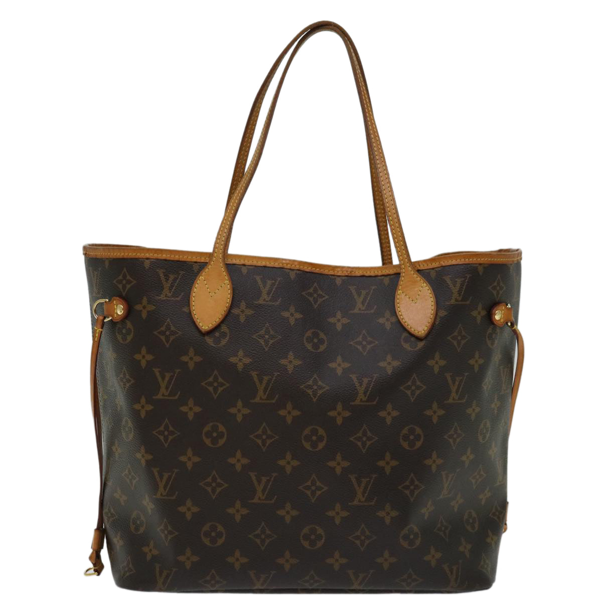 LOUIS VUITTON Monogram Neverfull MM Tote Bag M40156 LV Auth 66556