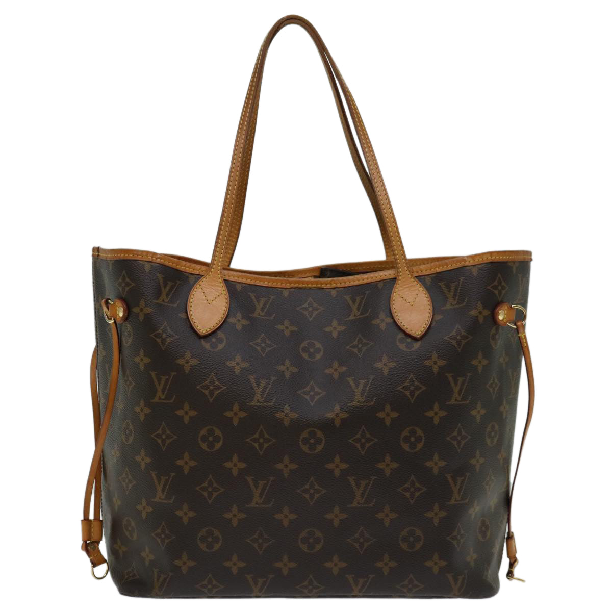 LOUIS VUITTON Monogram Neverfull MM Tote Bag M40156 LV Auth 66556