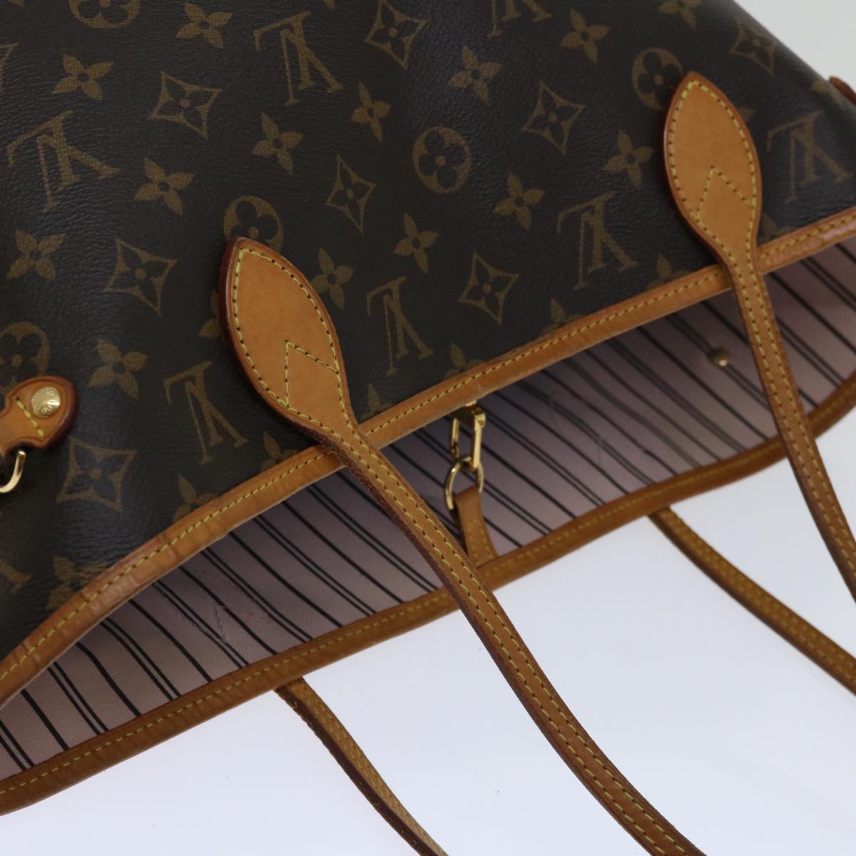 LOUIS VUITTON Monogram Neverfull MM Tote Bag M40156 LV Auth 66556