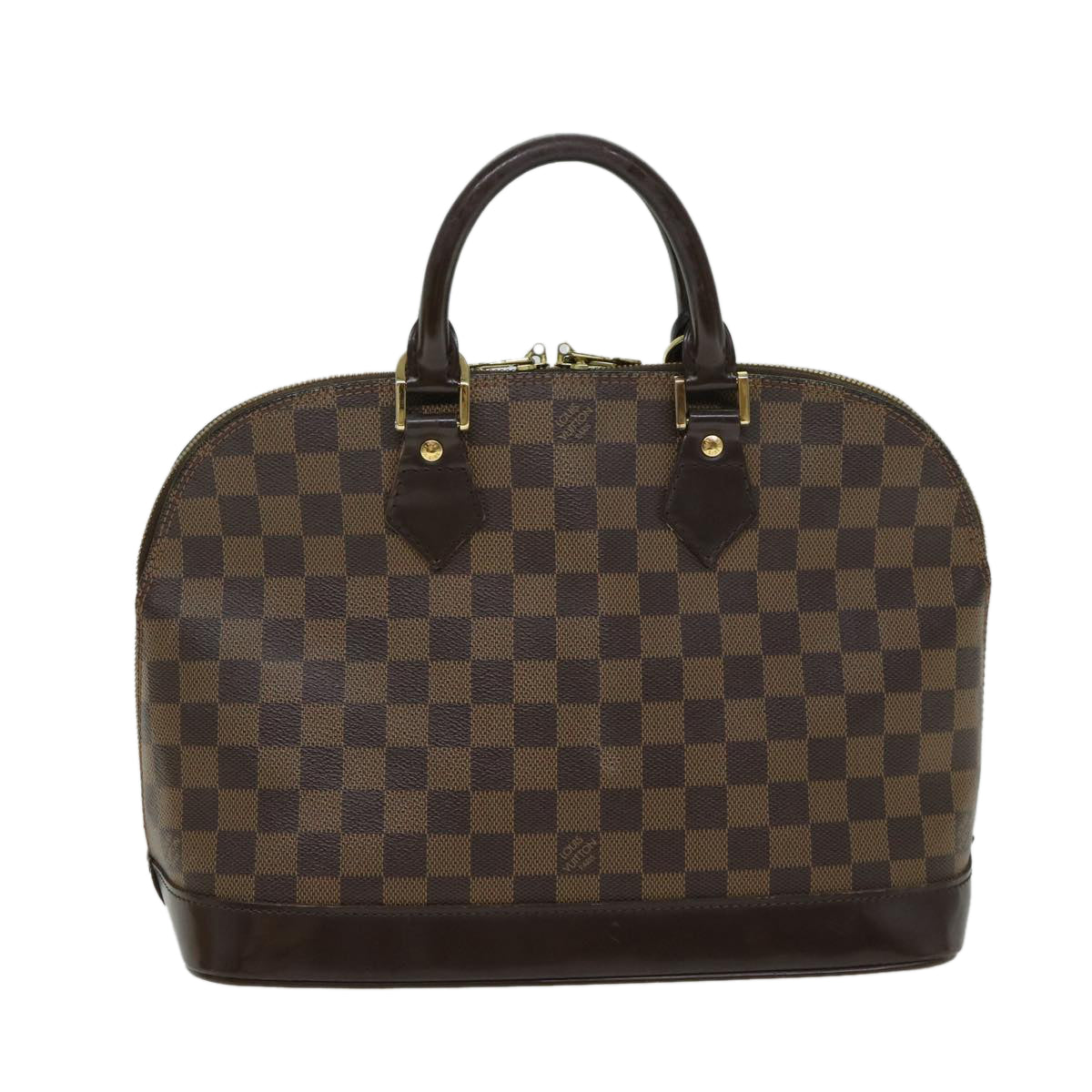 LOUIS VUITTON Damier Ebene Alma Hand Bag N51131 LV Auth 66574