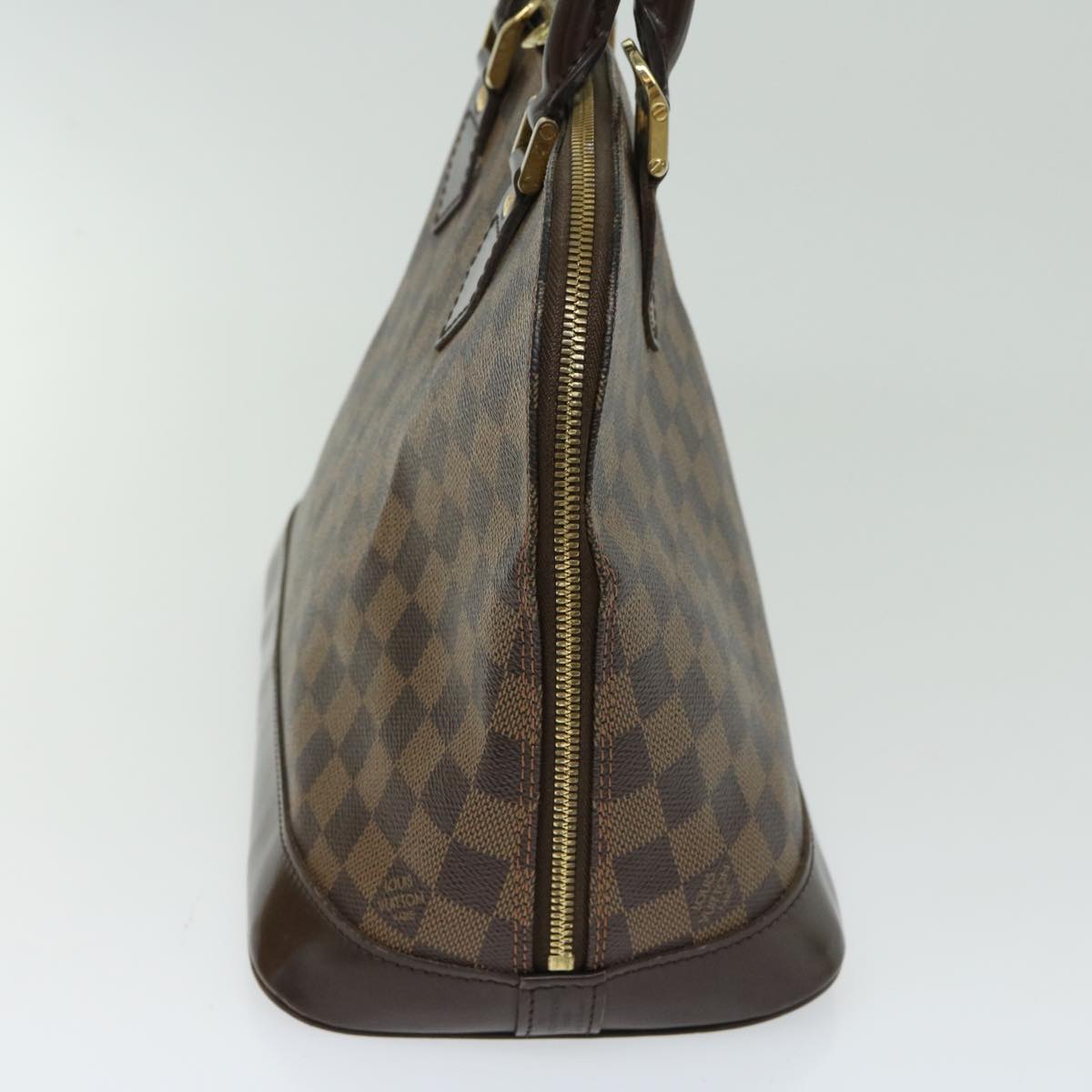 LOUIS VUITTON Damier Ebene Alma Hand Bag N51131 LV Auth 66574