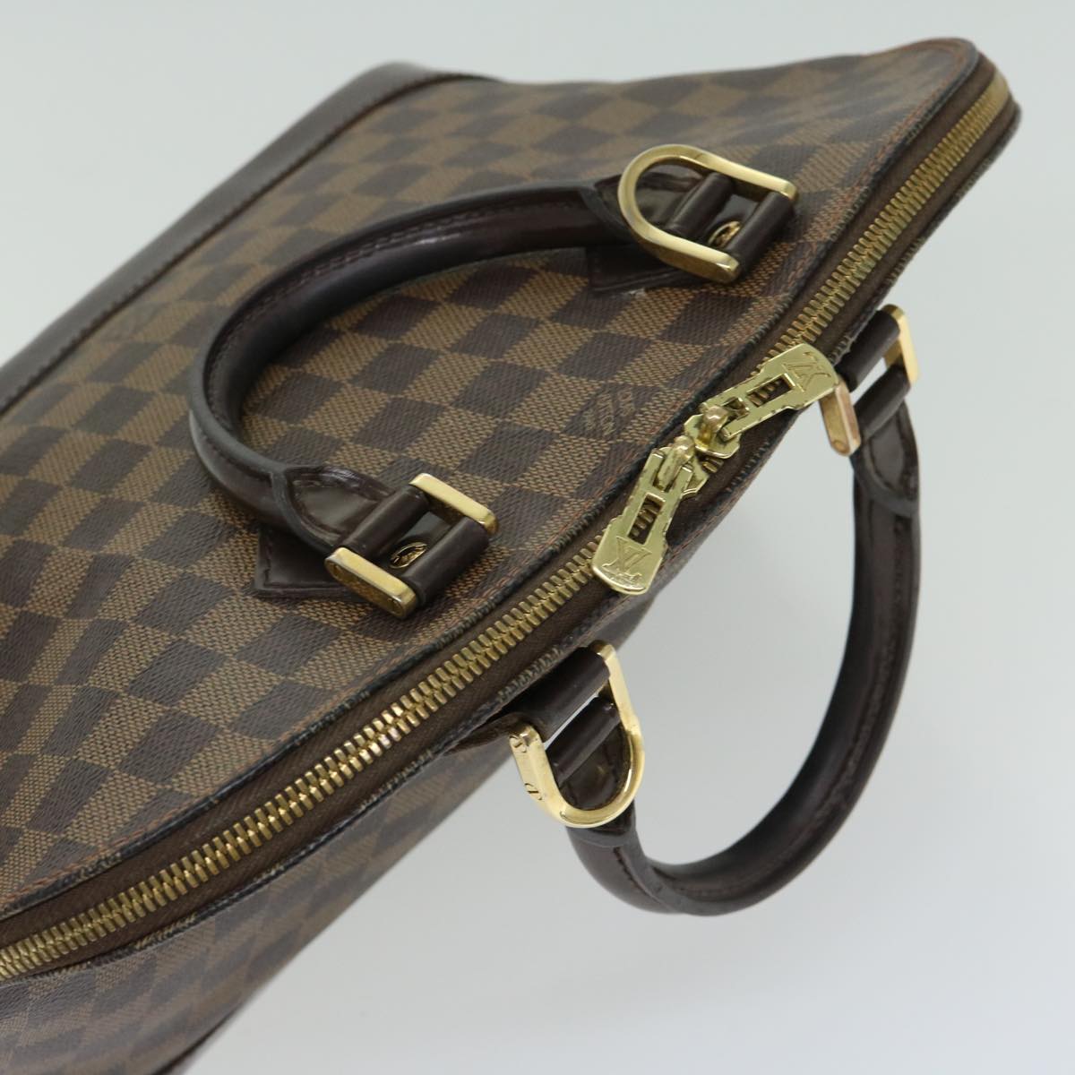 LOUIS VUITTON Damier Ebene Alma Hand Bag N51131 LV Auth 66574