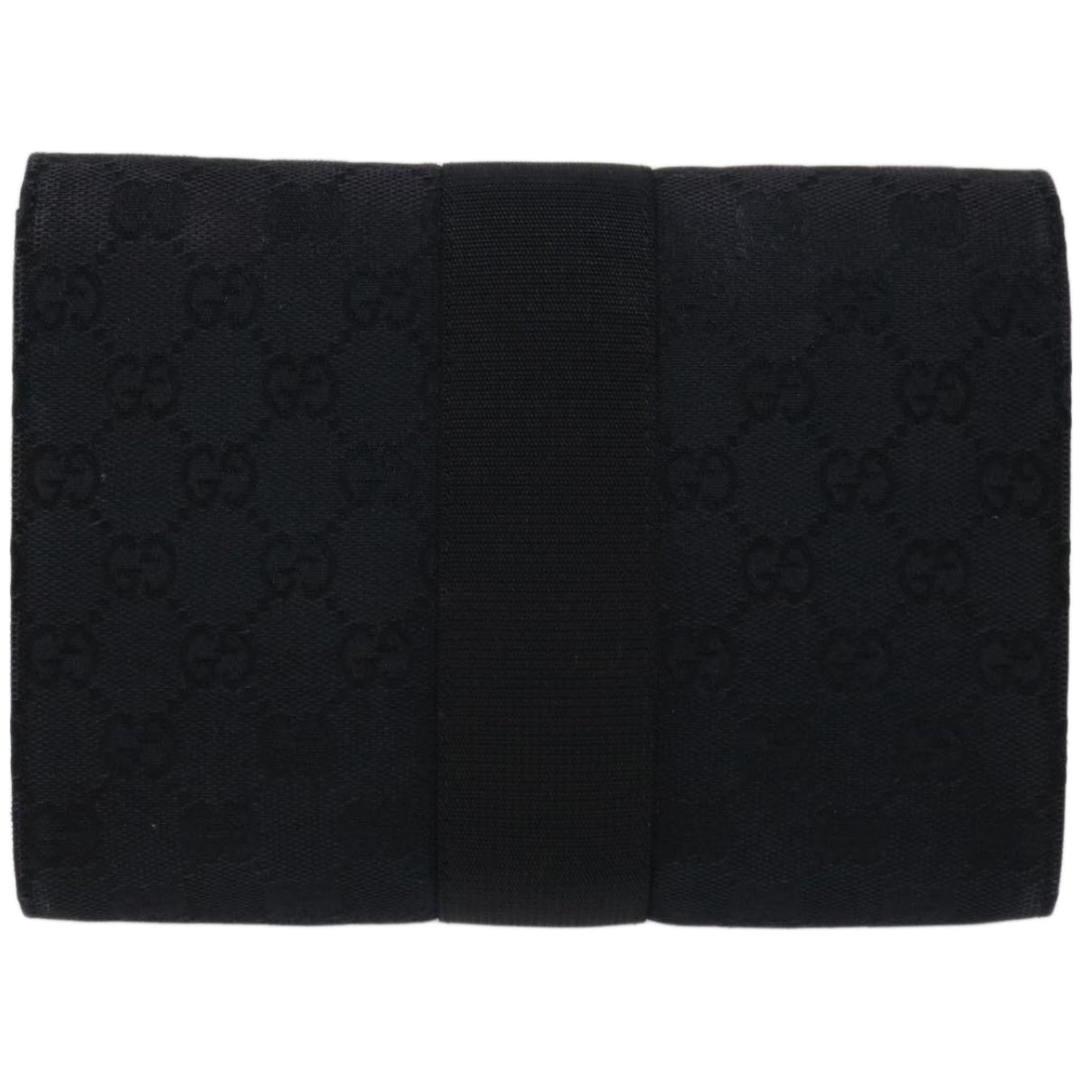 GUCCI GG Canvas Clutch Bag Black 0390992 Auth 66614