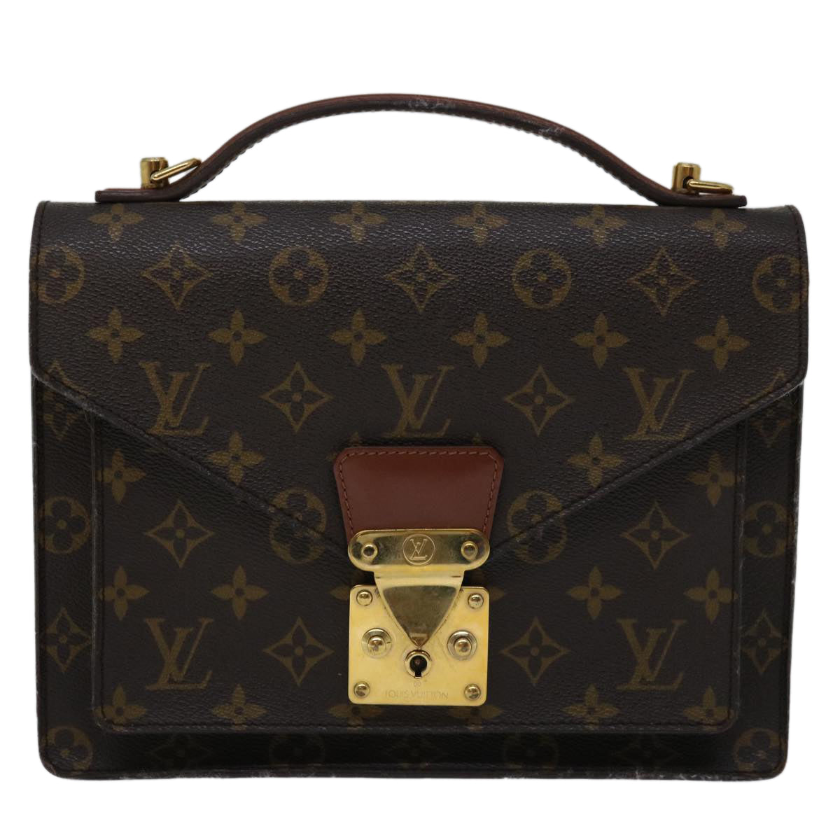 LOUIS VUITTON Monogram Monceau 26 Shoulder Bag 2way M51187 LV Auth 66625