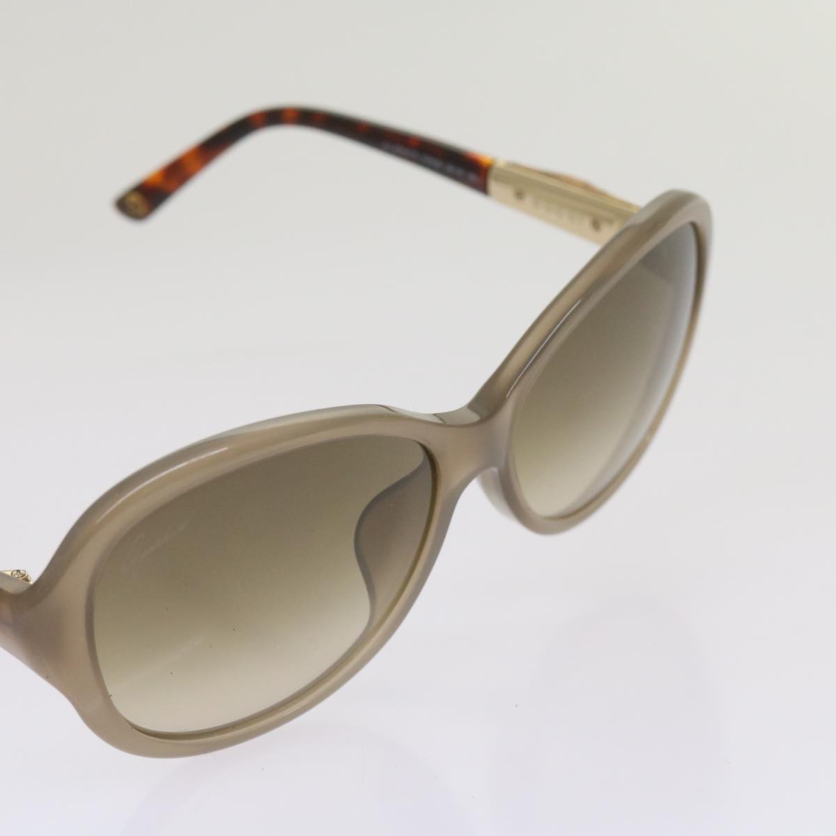 GUCCI Bamboo Sunglasses plastic Brown Auth 66637