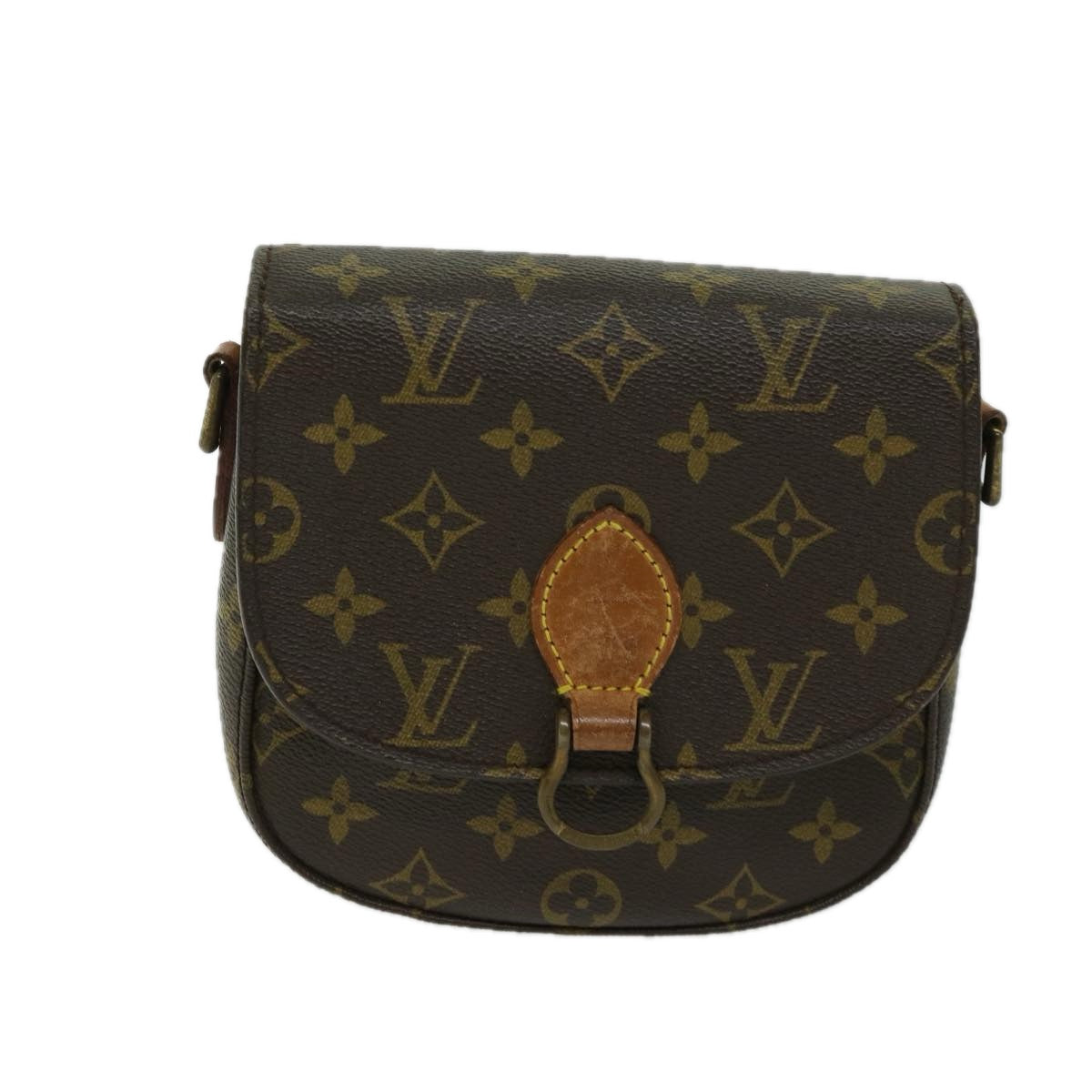 LOUIS VUITTON Monogram Saint Cloud PM Shoulder Bag M51244 LV Auth 66654