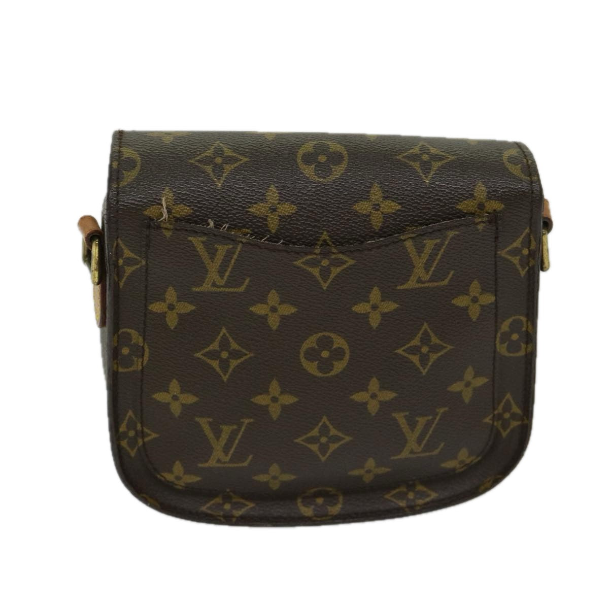 LOUIS VUITTON Monogram Saint Cloud PM Shoulder Bag M51244 LV Auth 66654