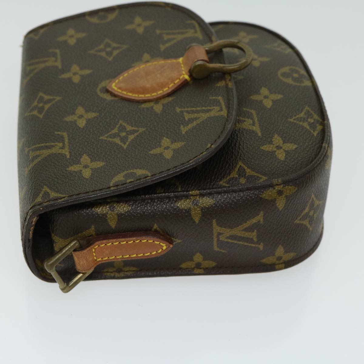 LOUIS VUITTON Monogram Saint Cloud PM Shoulder Bag M51244 LV Auth 66654