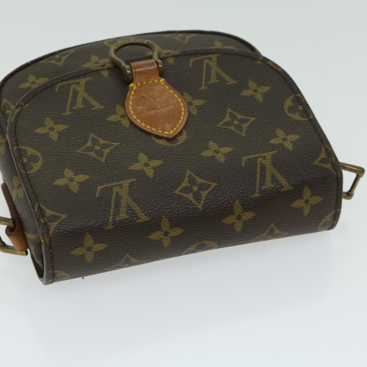 LOUIS VUITTON Monogram Saint Cloud PM Shoulder Bag M51244 LV Auth 66654