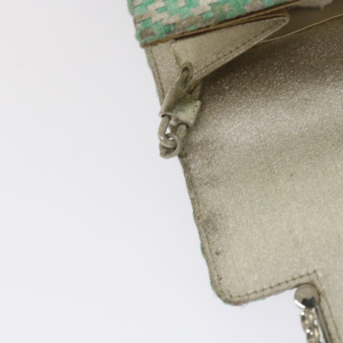 GUCCI Shoulder Bag Canvas Green Auth 66666