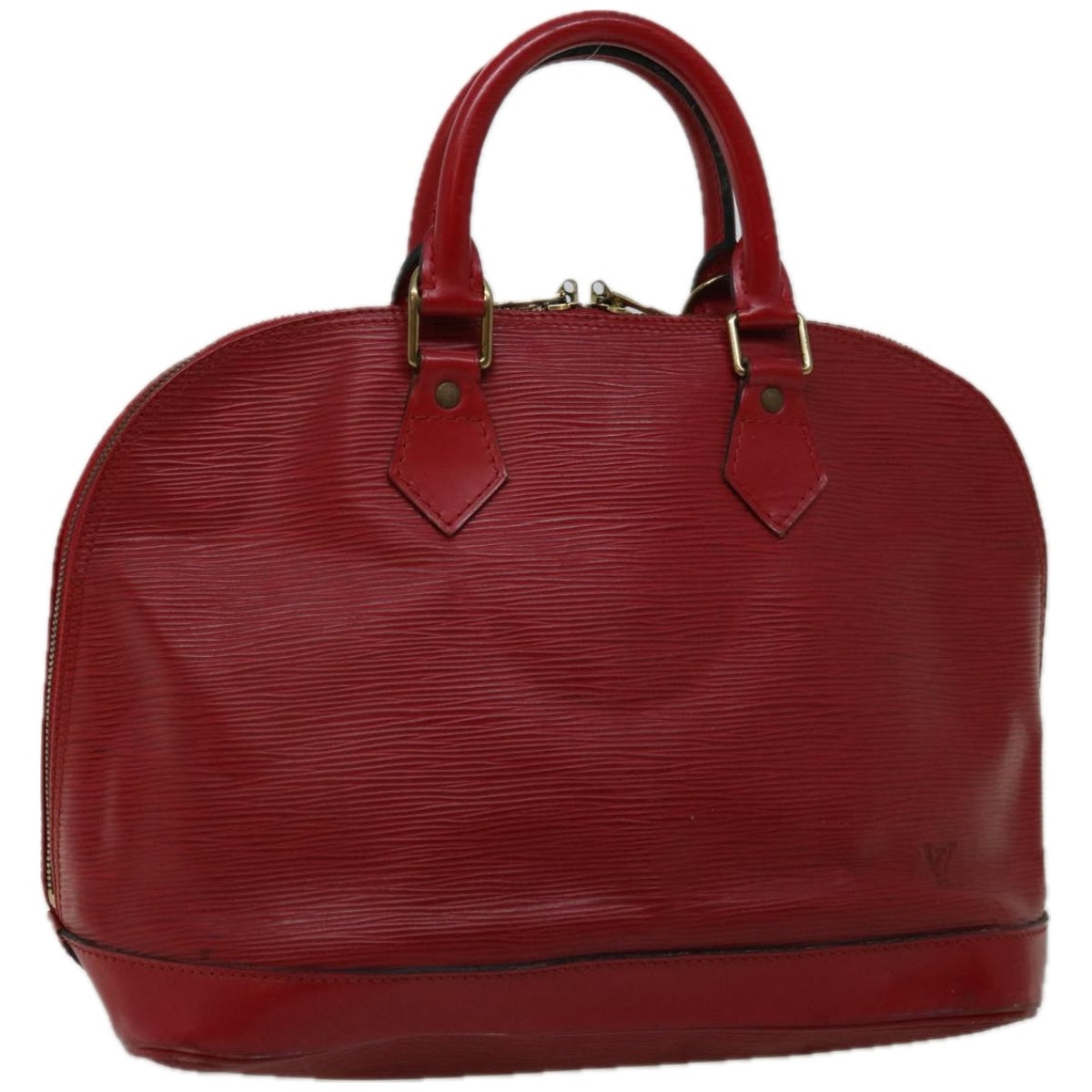 LOUIS VUITTON Epi Alma Hand Bag Castilian Red M52147 LV Auth 66669