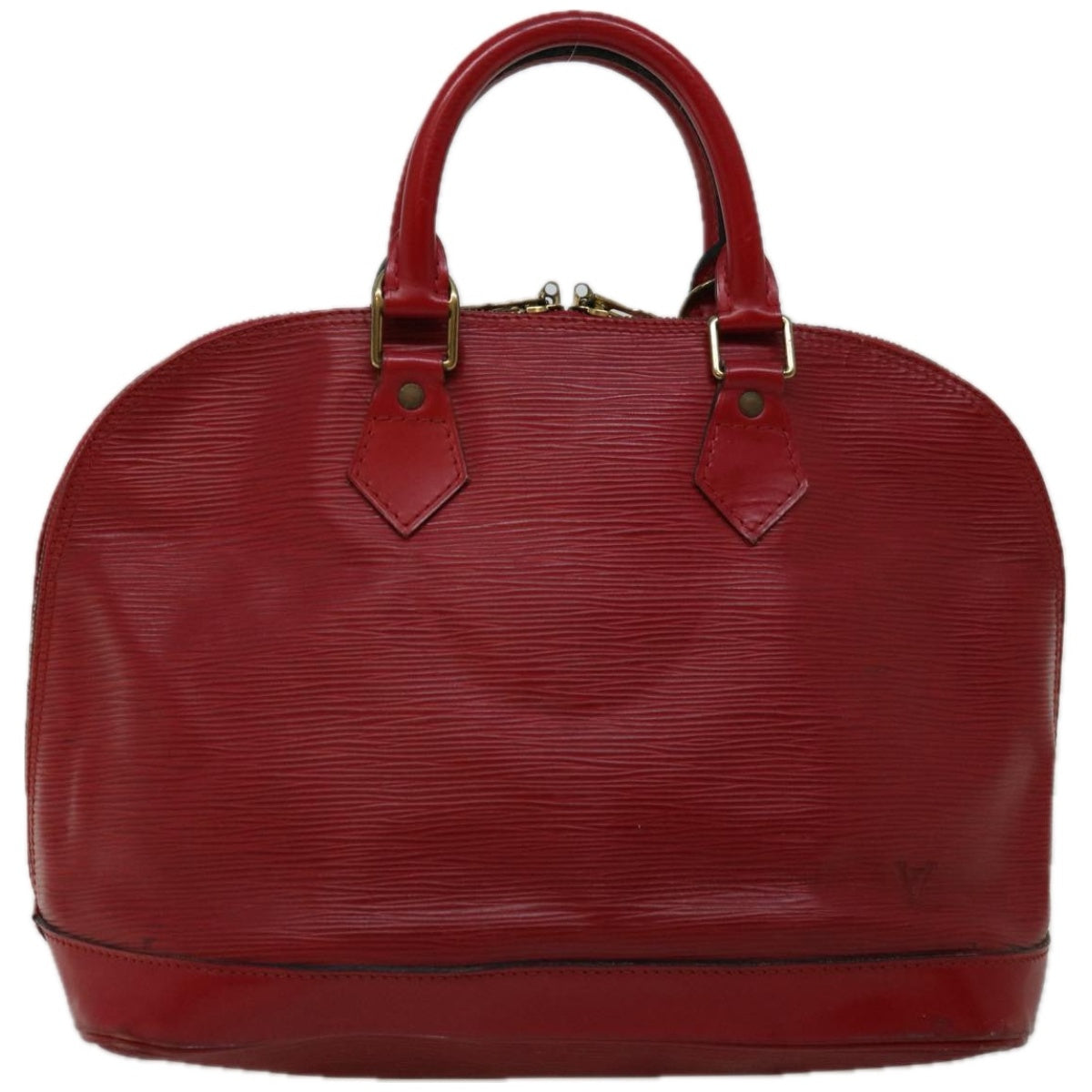 LOUIS VUITTON Epi Alma Hand Bag Castilian Red M52147 LV Auth 66669