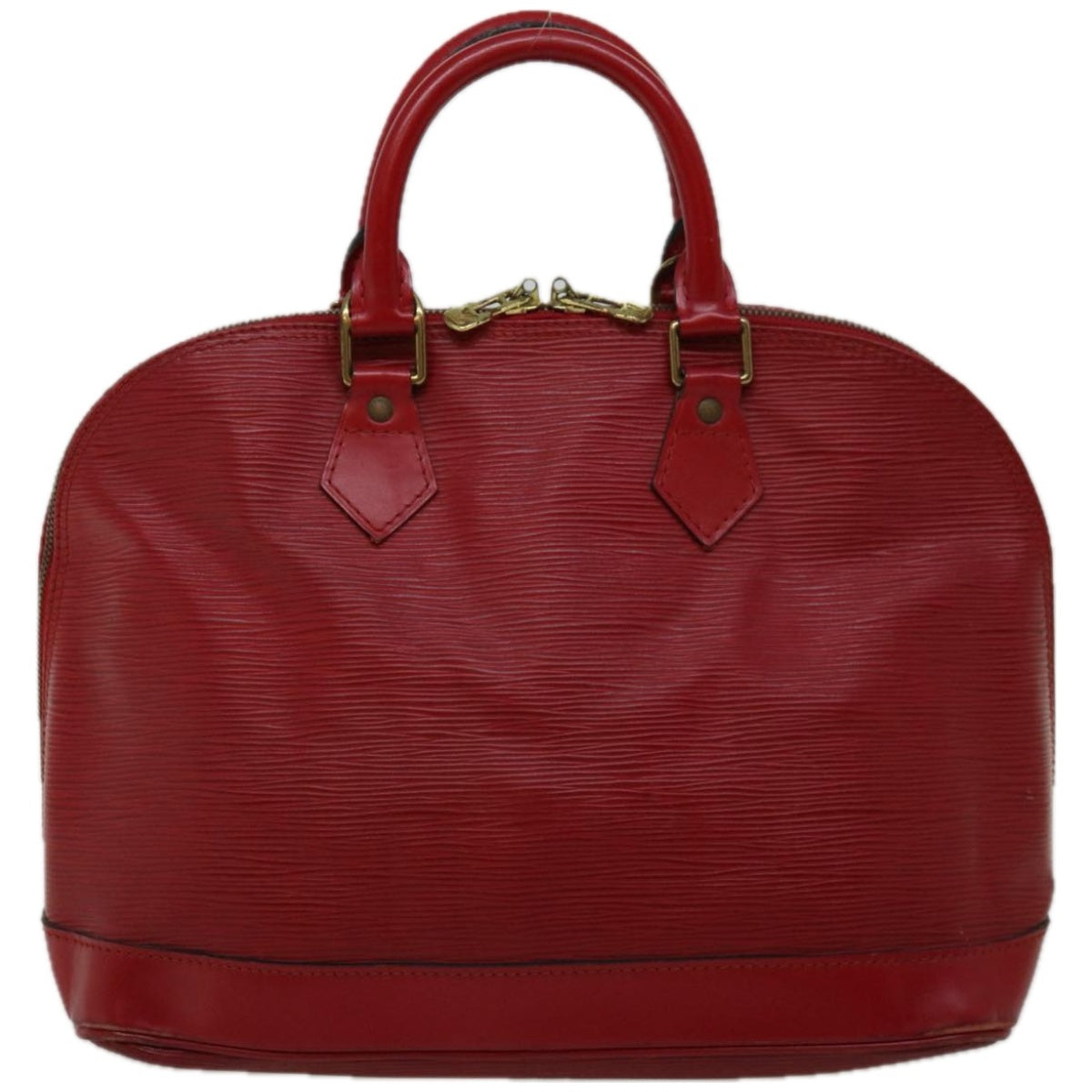 LOUIS VUITTON Epi Alma Hand Bag Castilian Red M52147 LV Auth 66669