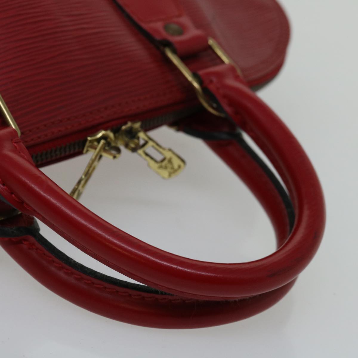 LOUIS VUITTON Epi Alma Hand Bag Castilian Red M52147 LV Auth 66669