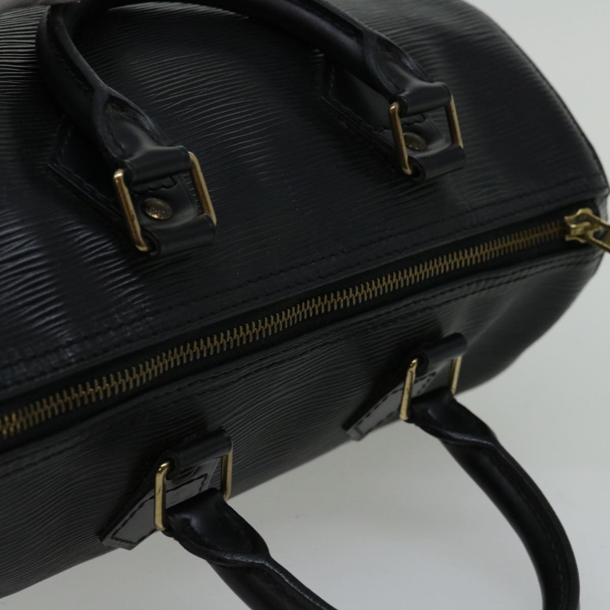 LOUIS VUITTON Epi Speedy 25 Hand Bag Black M43012 LV Auth 66670