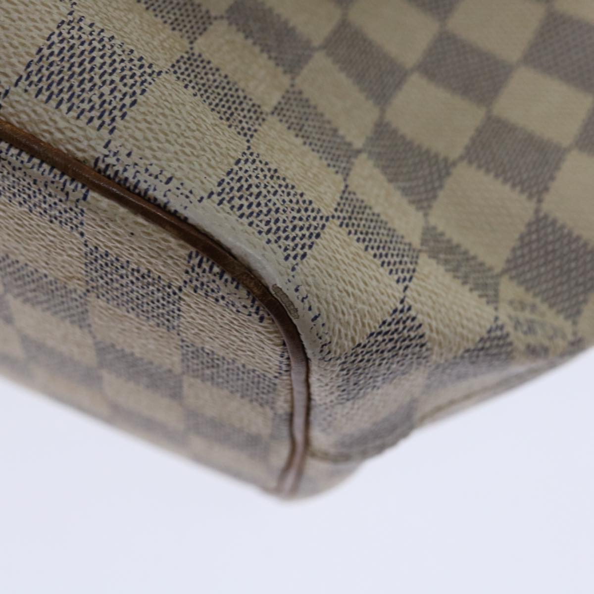 LOUIS VUITTON Damier Azur Saleya PM Tote Bag N51186 LV Auth 66674