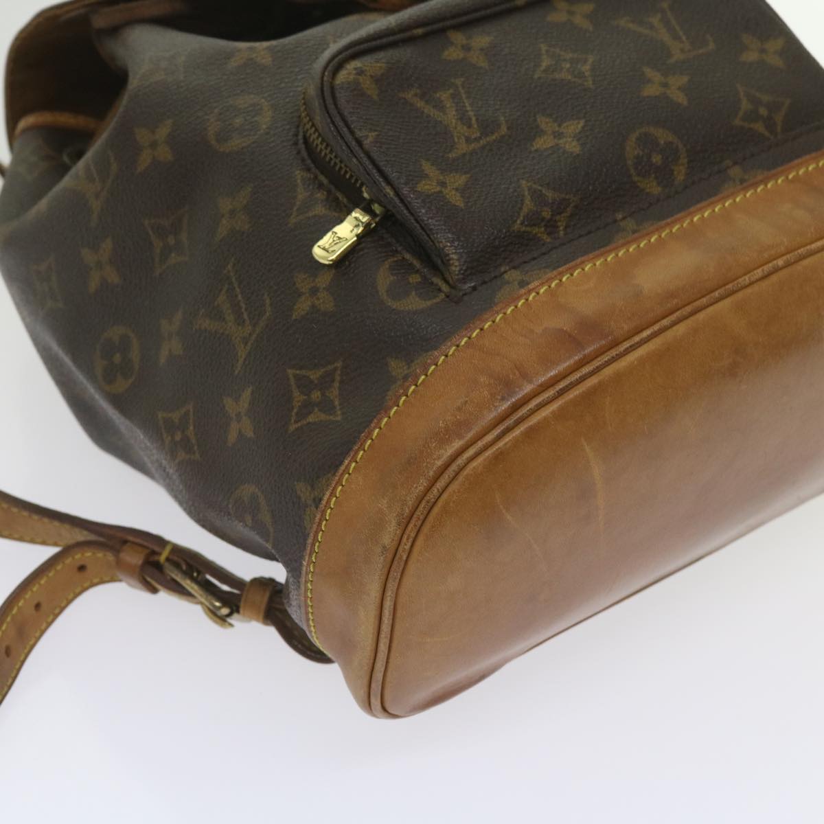 LOUIS VUITTON Monogram Montsouris MM Backpack M51136 LV Auth 66680