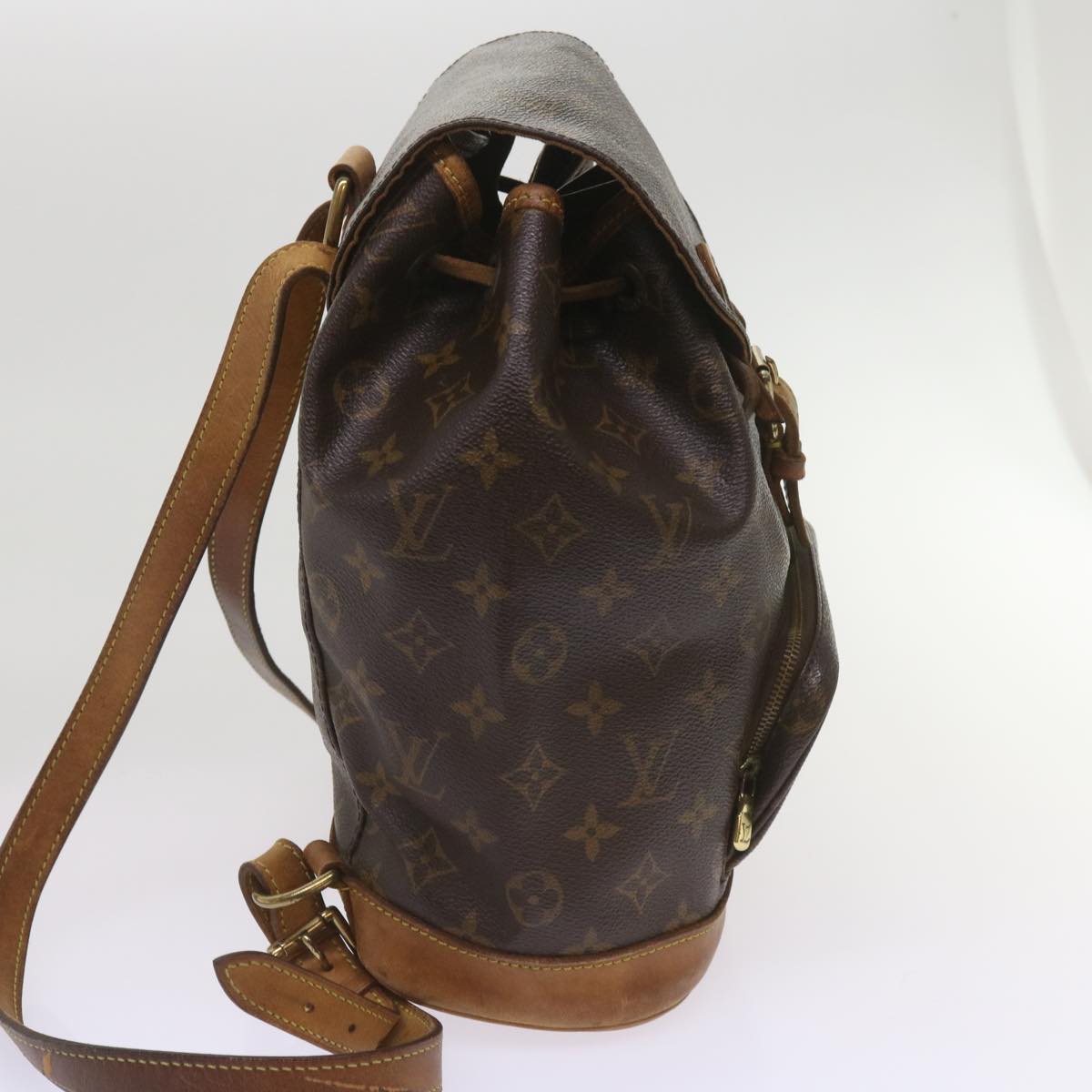 LOUIS VUITTON Monogram Montsouris MM Backpack M51136 LV Auth 66680