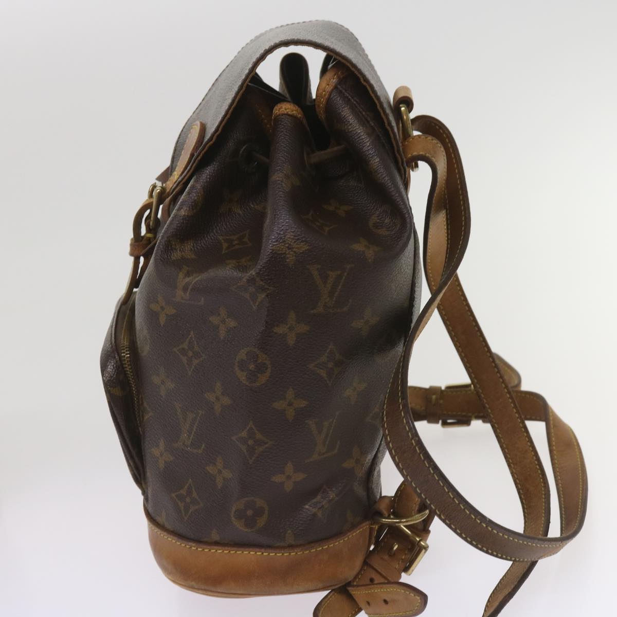 LOUIS VUITTON Monogram Montsouris MM Backpack M51136 LV Auth 66680