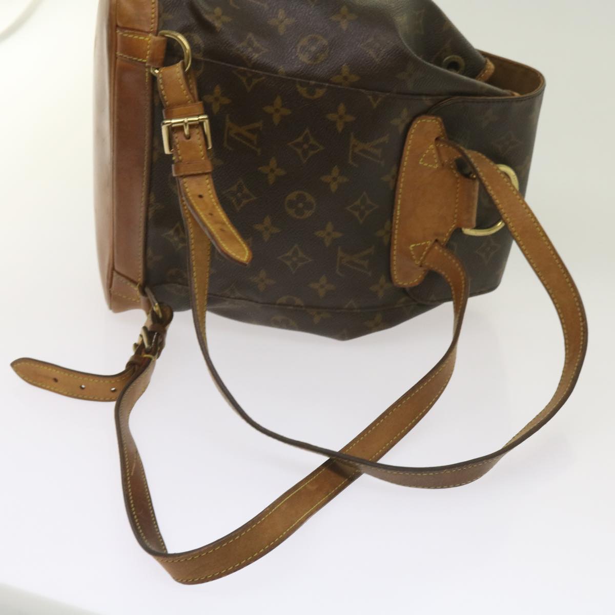 LOUIS VUITTON Monogram Montsouris MM Backpack M51136 LV Auth 66680