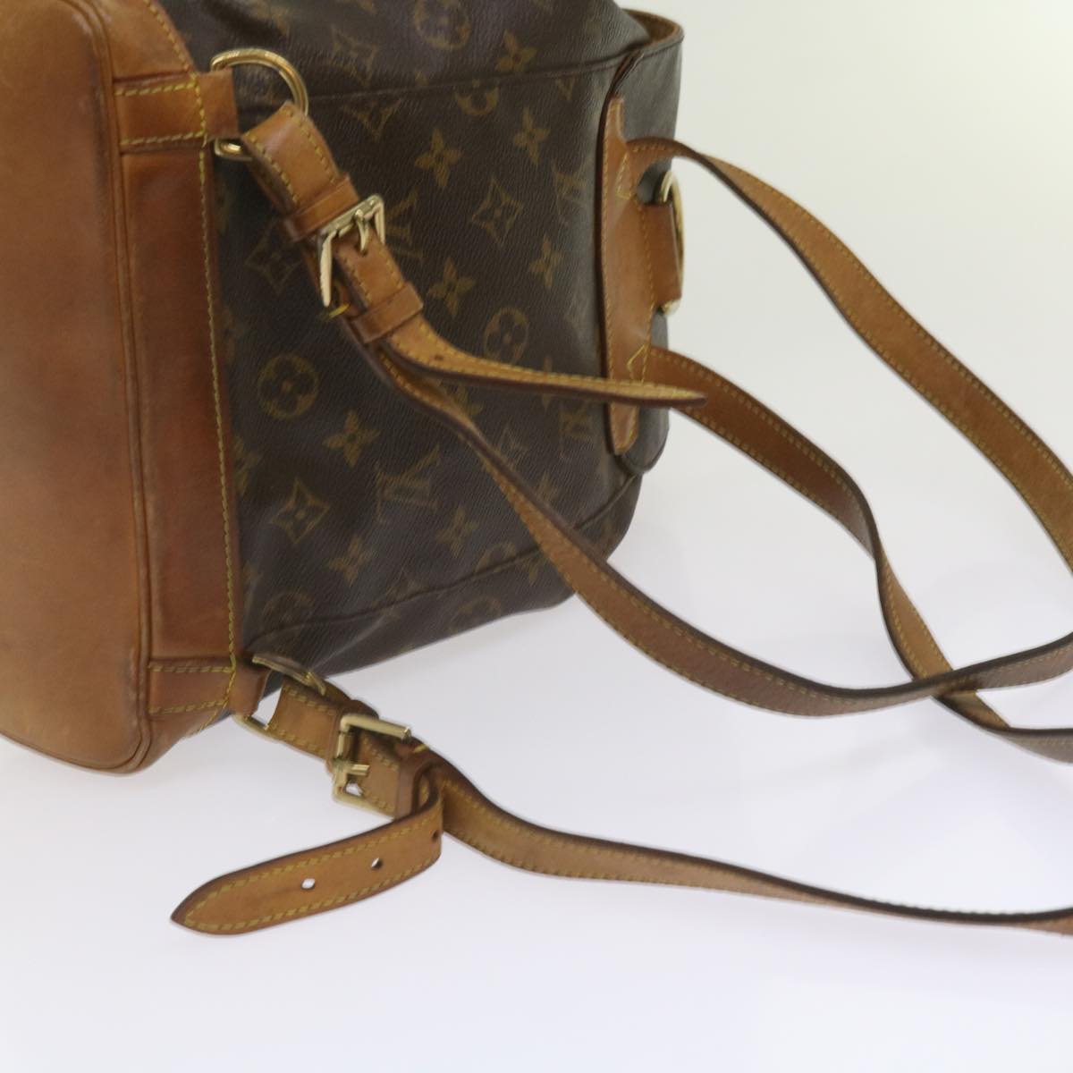 LOUIS VUITTON Monogram Montsouris MM Backpack M51136 LV Auth 66680