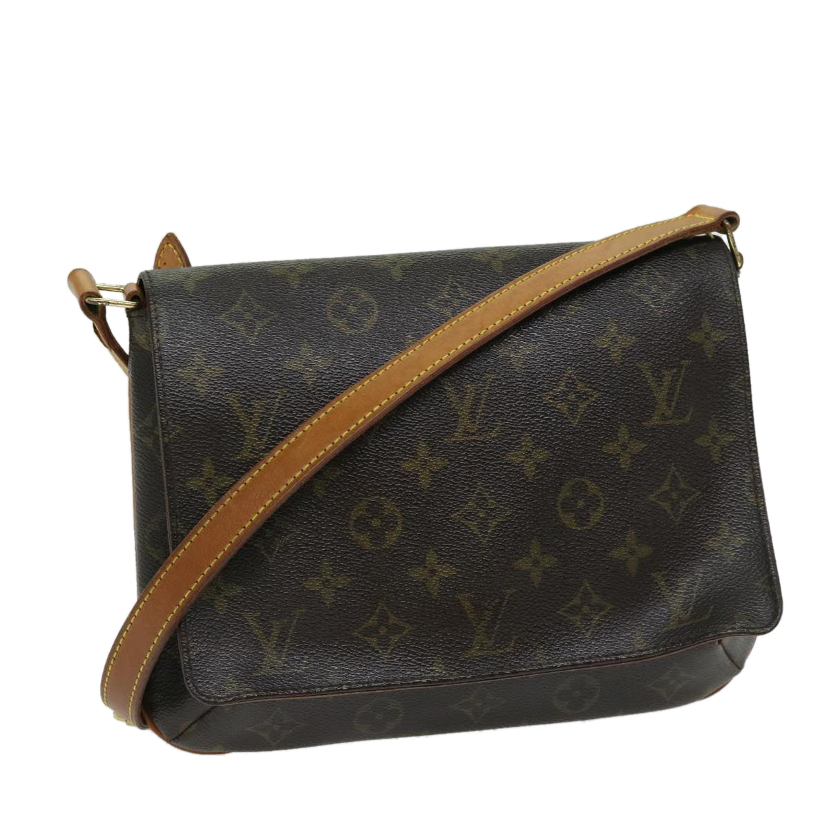 LOUIS VUITTON Monogram Musette Tango Short Strap Shoulder Bag M51257 Auth 66693