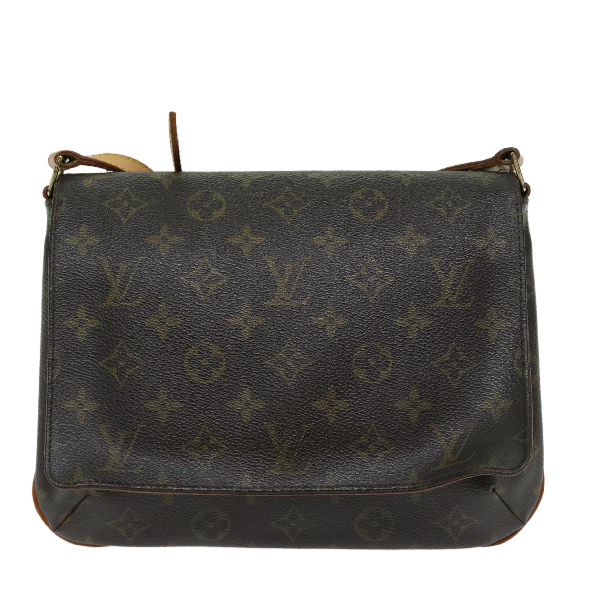 LOUIS VUITTON Monogram Musette Tango Short Strap Shoulder Bag M51257 Auth 66693