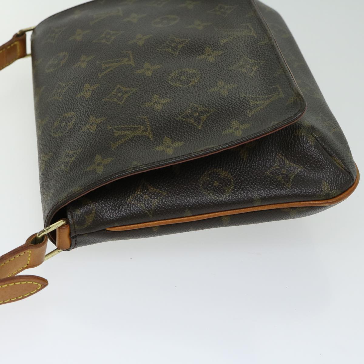 LOUIS VUITTON Monogram Musette Tango Short Strap Shoulder Bag M51257 Auth 66693