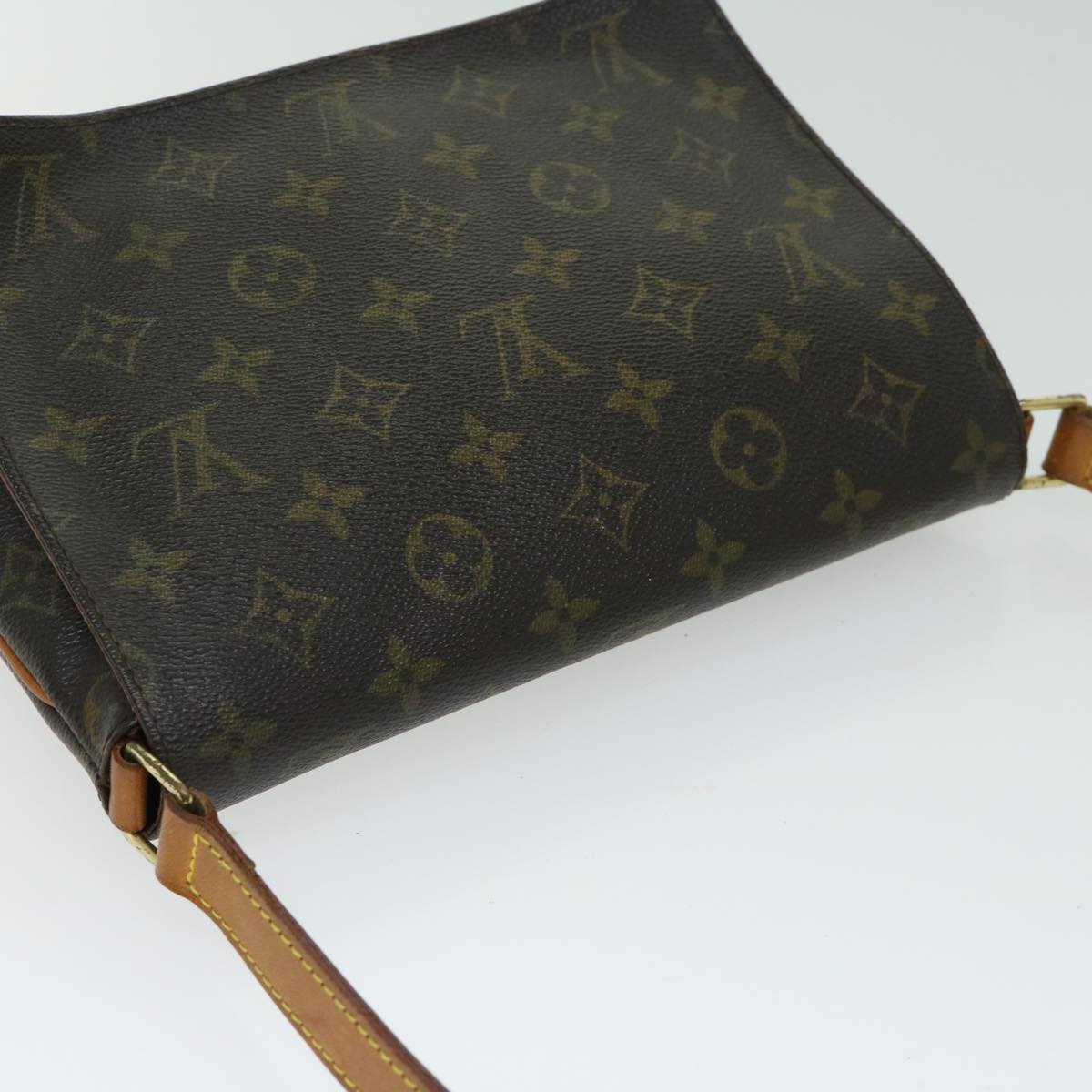 LOUIS VUITTON Monogram Musette Tango Short Strap Shoulder Bag M51257 Auth 66693