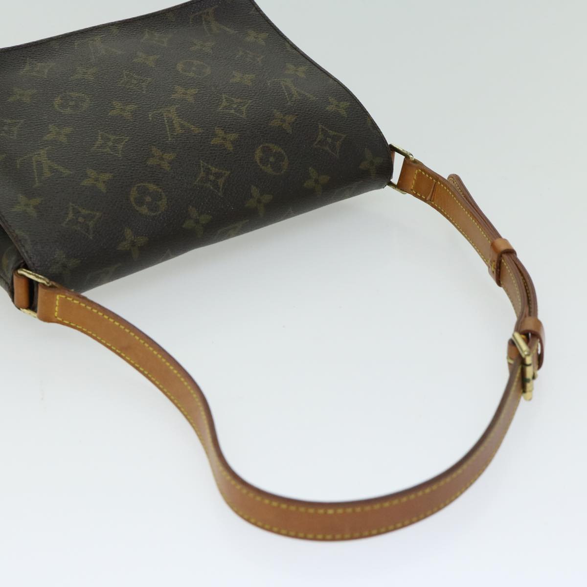 LOUIS VUITTON Monogram Musette Tango Short Strap Shoulder Bag M51257 Auth 66693