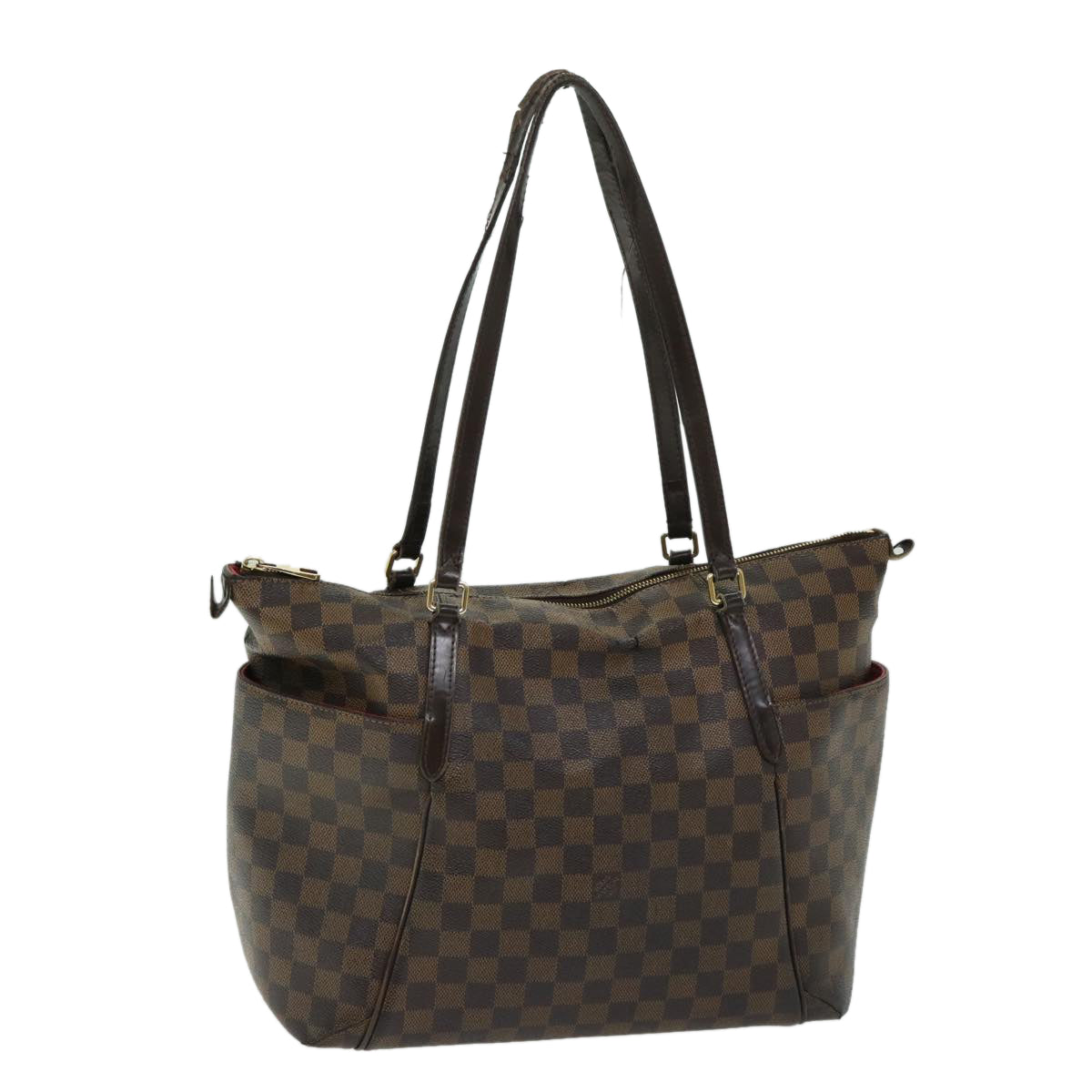 LOUIS VUITTON Damier Ebene Totally MM Hand Bag N41281 LV Auth 66705