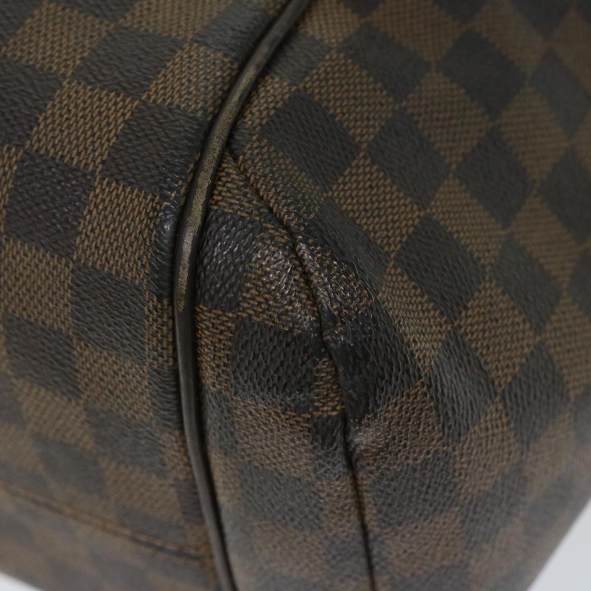 LOUIS VUITTON Damier Ebene Totally MM Hand Bag N41281 LV Auth 66705