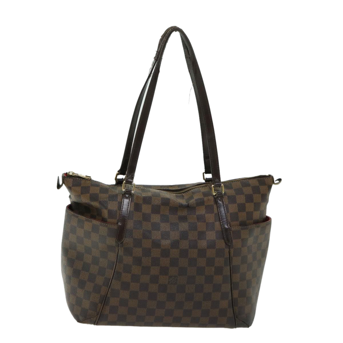 LOUIS VUITTON Damier Ebene Totally MM Hand Bag N41281 LV Auth 66705