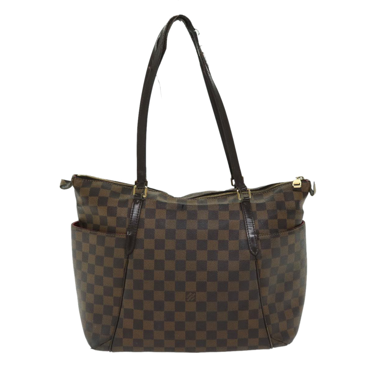 LOUIS VUITTON Damier Ebene Totally MM Hand Bag N41281 LV Auth 66705