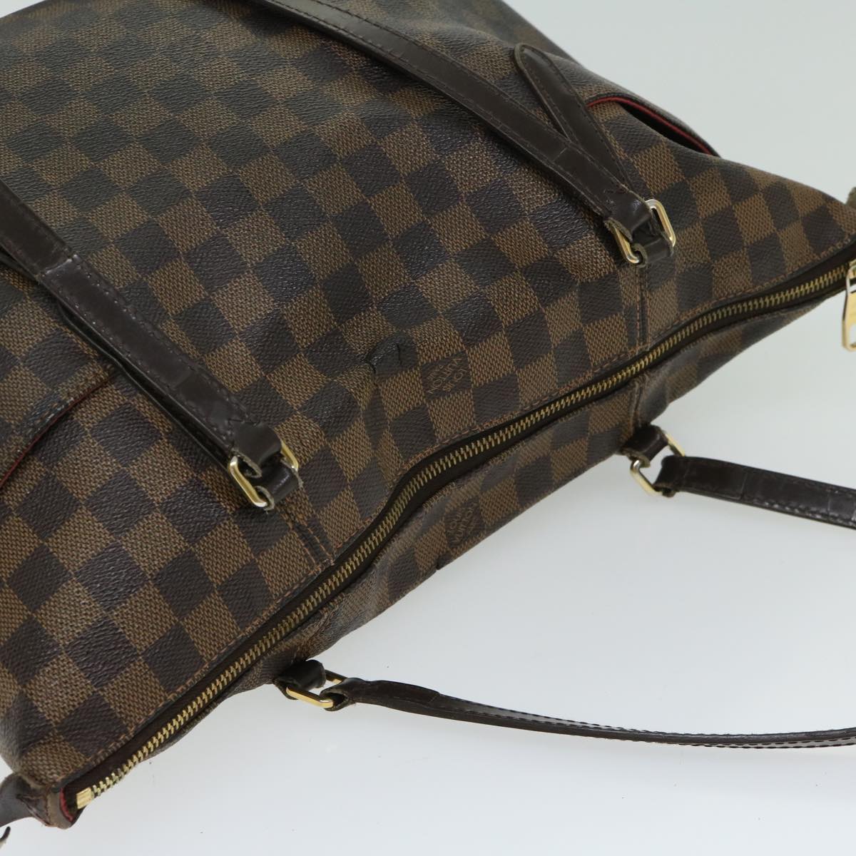 LOUIS VUITTON Damier Ebene Totally MM Hand Bag N41281 LV Auth 66705