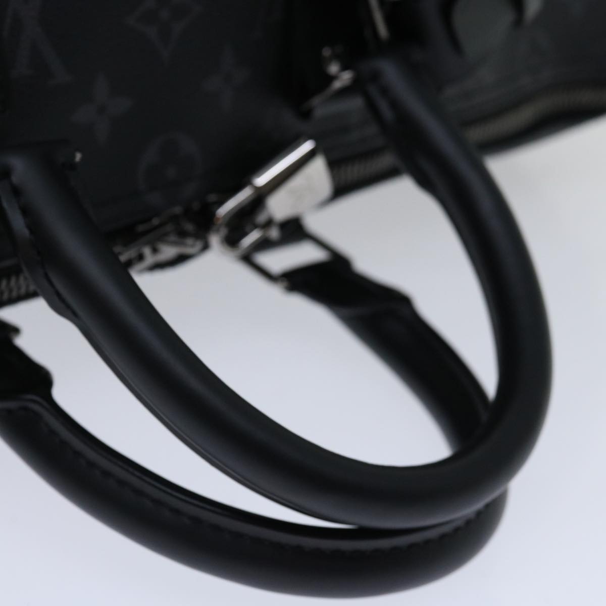 LOUIS VUITTON Monogram Eclipse Keepall Bandouliere 45 Bag M40569 LV Auth 66711A