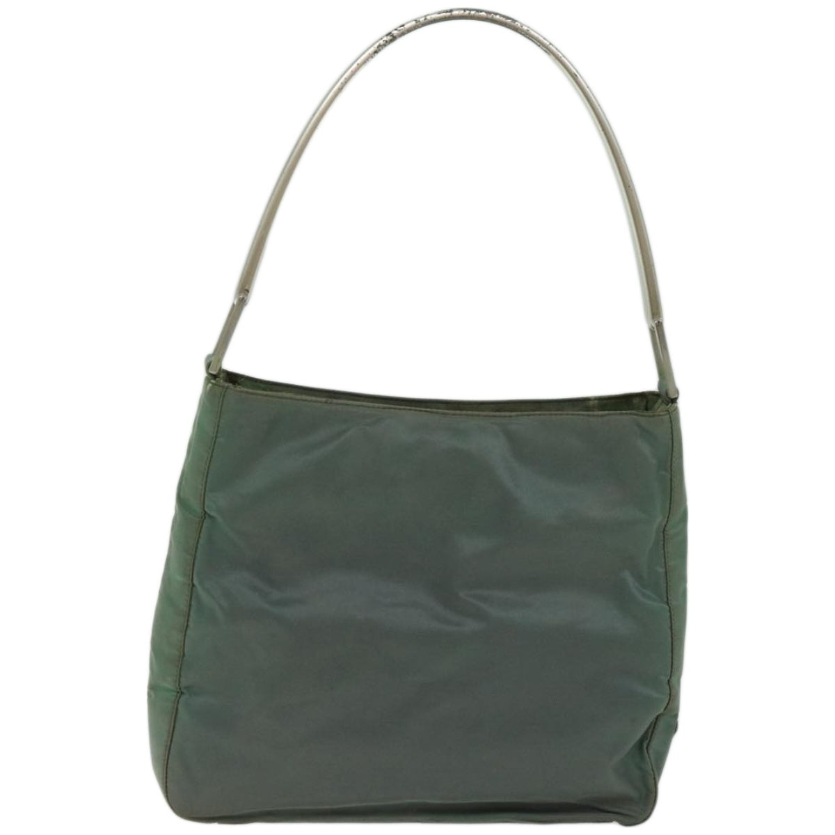 PRADA Tote Bag Nylon Green Auth 66712