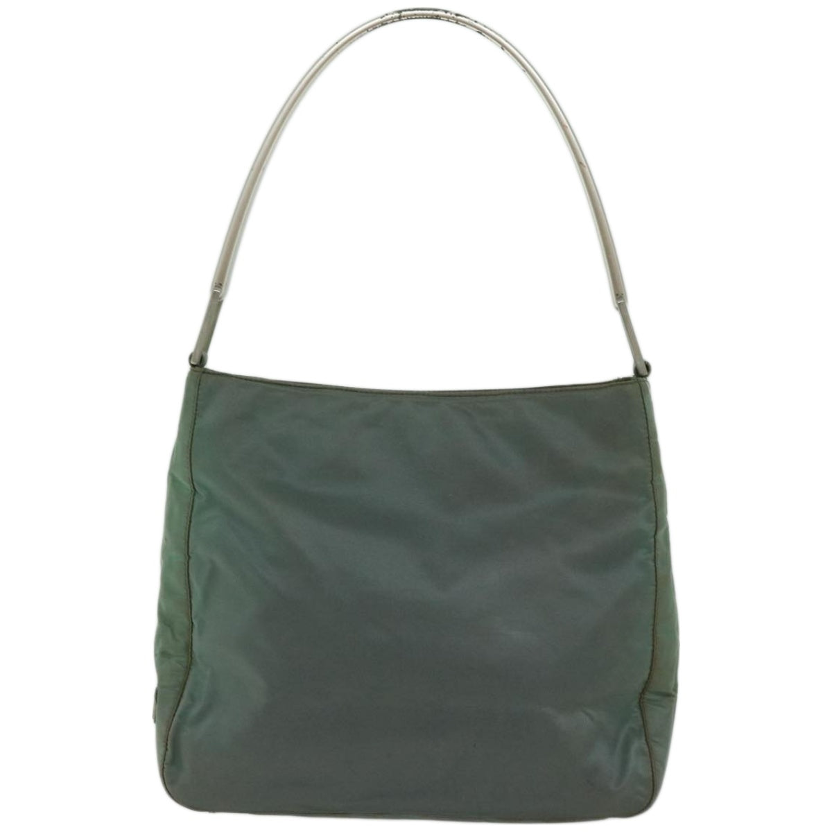 PRADA Tote Bag Nylon Green Auth 66712