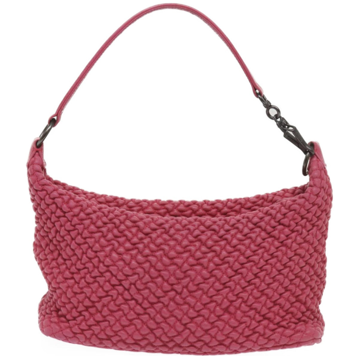 BOTTEGAVENETA Hand Bag Leather Pink Auth 66720