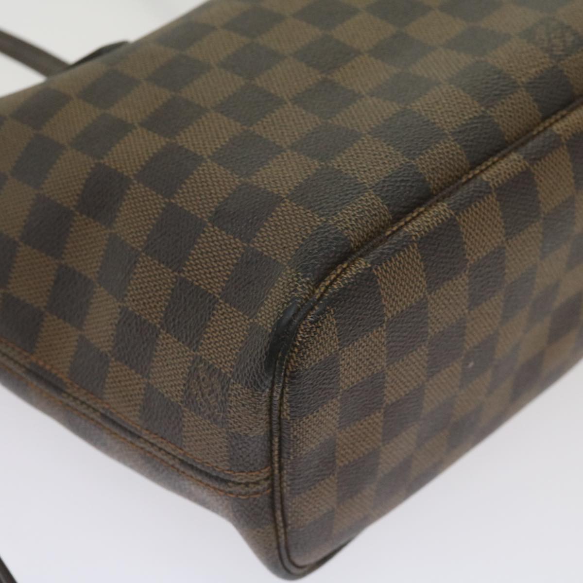 LOUIS VUITTON Damier Ebene Neverfull PM Tote Bag N51109 LV Auth 66728