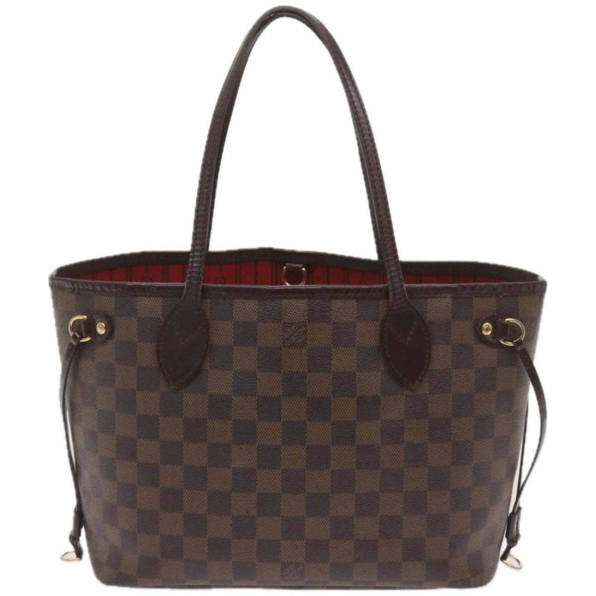 LOUIS VUITTON Damier Ebene Neverfull PM Tote Bag N51109 LV Auth 66728