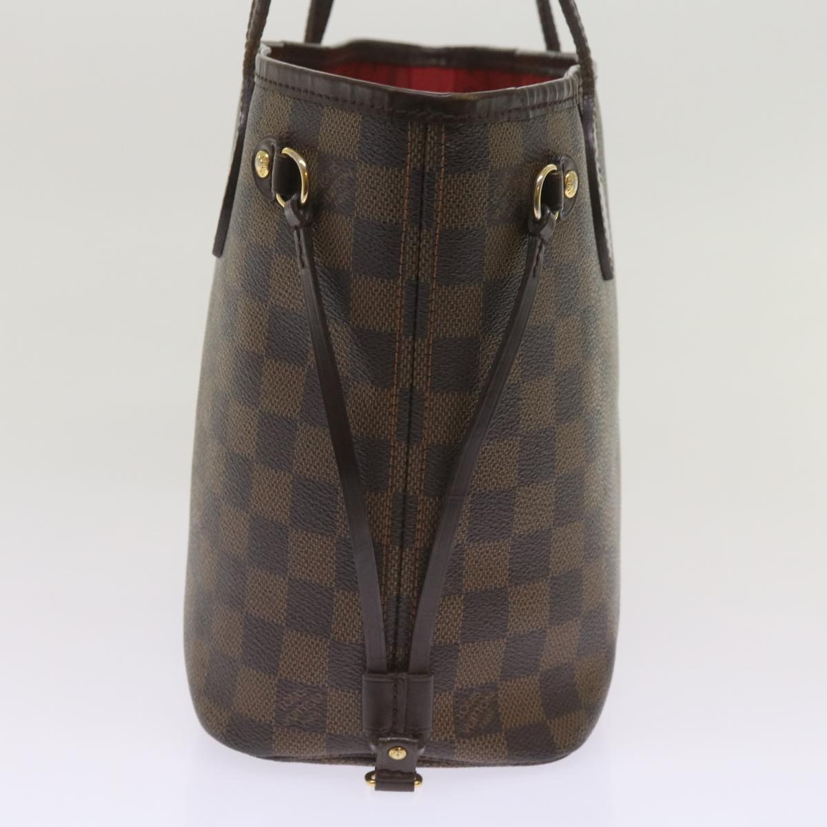 LOUIS VUITTON Damier Ebene Neverfull PM Tote Bag N51109 LV Auth 66728