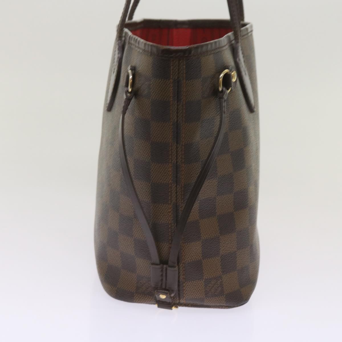 LOUIS VUITTON Damier Ebene Neverfull PM Tote Bag N51109 LV Auth 66728