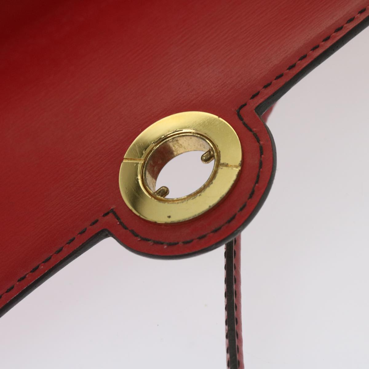 LOUIS VUITTON Epi Pochette Arche Shoulder Bag Red M52577 LV Auth 66748