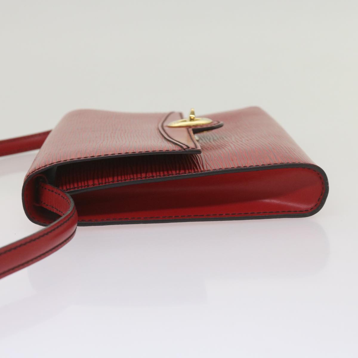 LOUIS VUITTON Epi Pochette Arche Shoulder Bag Red M52577 LV Auth 66748