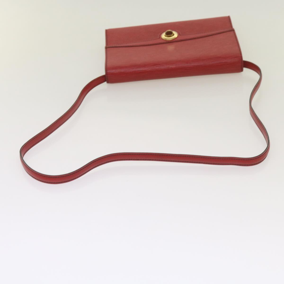 LOUIS VUITTON Epi Pochette Arche Shoulder Bag Red M52577 LV Auth 66748